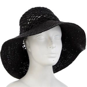 Janessa Leone Straw Sun Hat; size medium